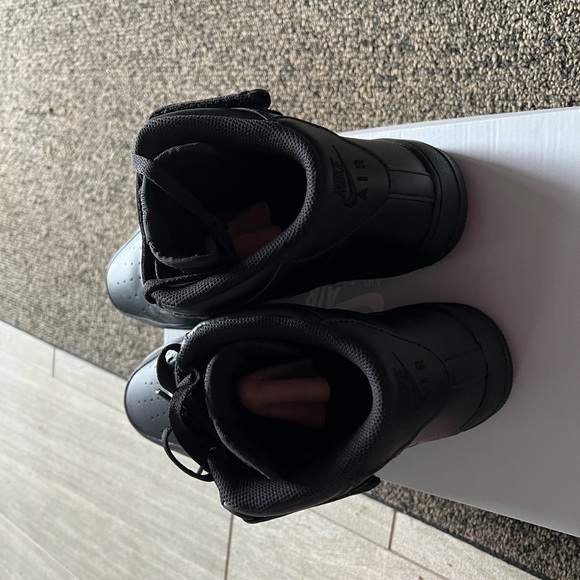 NIKE AIR FORCE 1 MID '07BLACK MENS 13 LIKE NEW - Picture 5 of 6